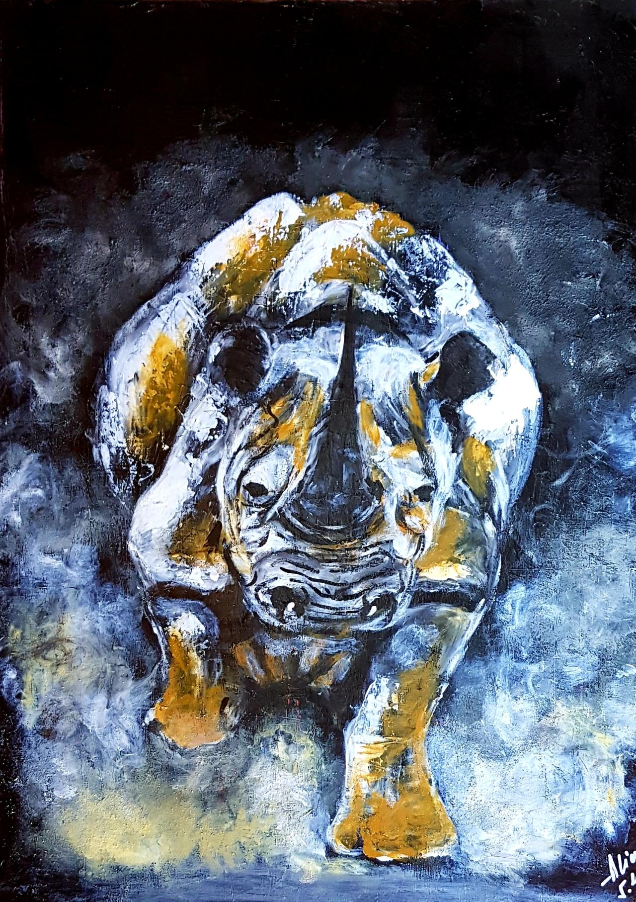 ArteDiAlina.com painting: the last White